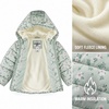 image:imageOshKosh Bgosh Girls Puffer Jacket Heavyweight Insulated Hooded Winter CoatMint