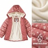 image:imageOshKosh Bgosh Girls Puffer Jacket Heavyweight Insulated Hooded Winter CoatRose