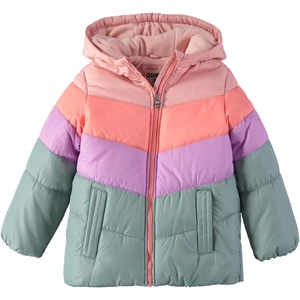 image:imageOSHKOSH BGOSH Girls Perfect Colorblocked Heavyweight Jacket Coat 12 Months Pastel Multicolor