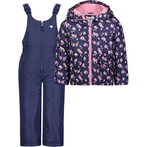 image:imageOSHKOSH BGOSH Girls Ski Jacket and Snowbib Snowsuit OutfitNavy Floral