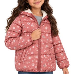 image:imageOshKosh Bgosh Girls Puffer Jacket Heavyweight Insulated Hooded Winter CoatRose