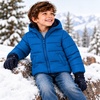 image:imageOshKosh Bgosh Boys Puffer Jacket Heavyweight Insulated Hooded Winter CoatBlue