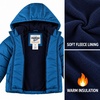 image:imageOshKosh Bgosh Boys Puffer Jacket Heavyweight Insulated Hooded Winter CoatBlue