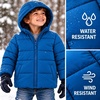 image:imageOshKosh Bgosh Boys Puffer Jacket Heavyweight Insulated Hooded Winter CoatBlue