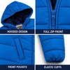 image:imageOshKosh Bgosh Boys Puffer Jacket Heavyweight Insulated Hooded Winter CoatBlue