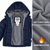 image:imageOshKosh Bgosh Boys Puffer Jacket Heavyweight Insulated Hooded Winter CoatNavy