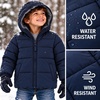 image:imageOshKosh Bgosh Boys Puffer Jacket Heavyweight Insulated Hooded Winter CoatNavy