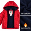 image:imageOshKosh Bgosh Boys Puffer Jacket Heavyweight Insulated Hooded Winter CoatRed