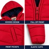 image:imageOshKosh Bgosh Boys Puffer Jacket Heavyweight Insulated Hooded Winter CoatRed
