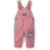 image:imageOSHKOSH BGOSH Baby Worlds Best OverallsWhite Red Stripe