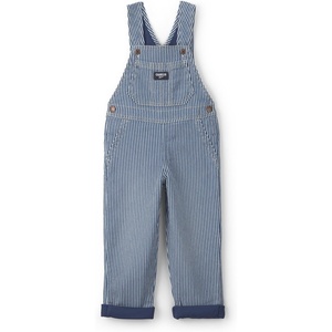 image:imageOSHKOSH BGOSH Neutral Worlds Best Overalls Blue Hickory Stripe 2T